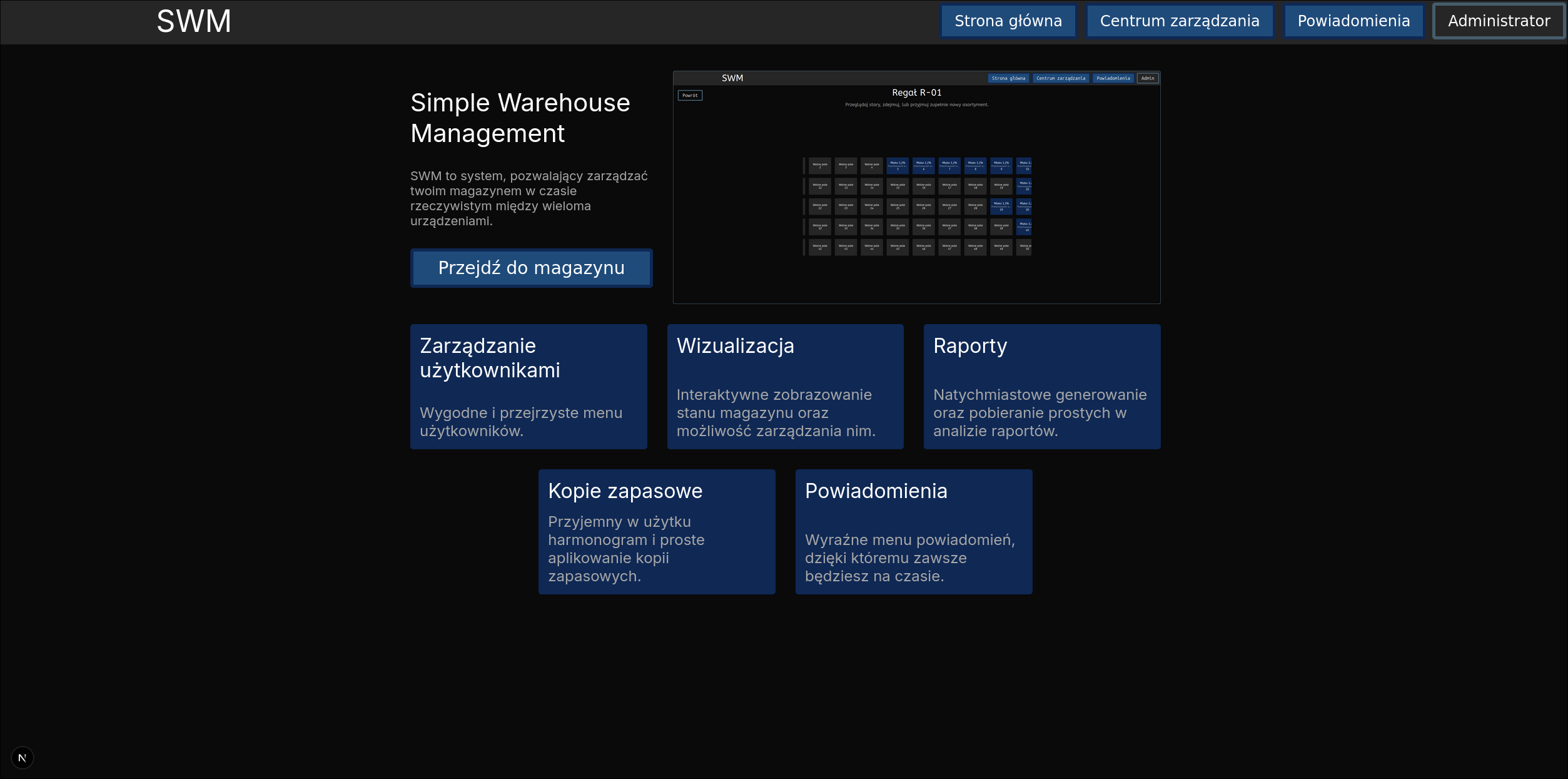 Logged in website preview